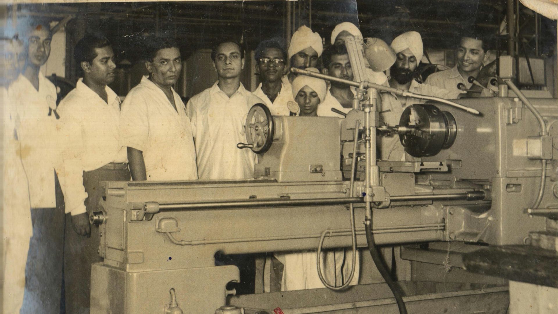 Late Shri. Sarwar Hussain (sixth from left)