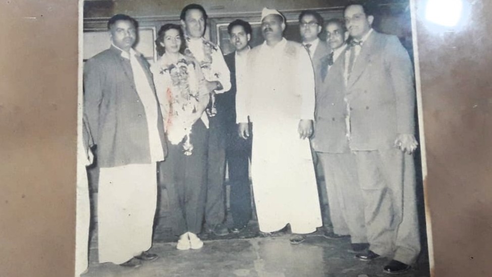 (left) Shri. Laal Muhammad, father of Sarwar Hussain